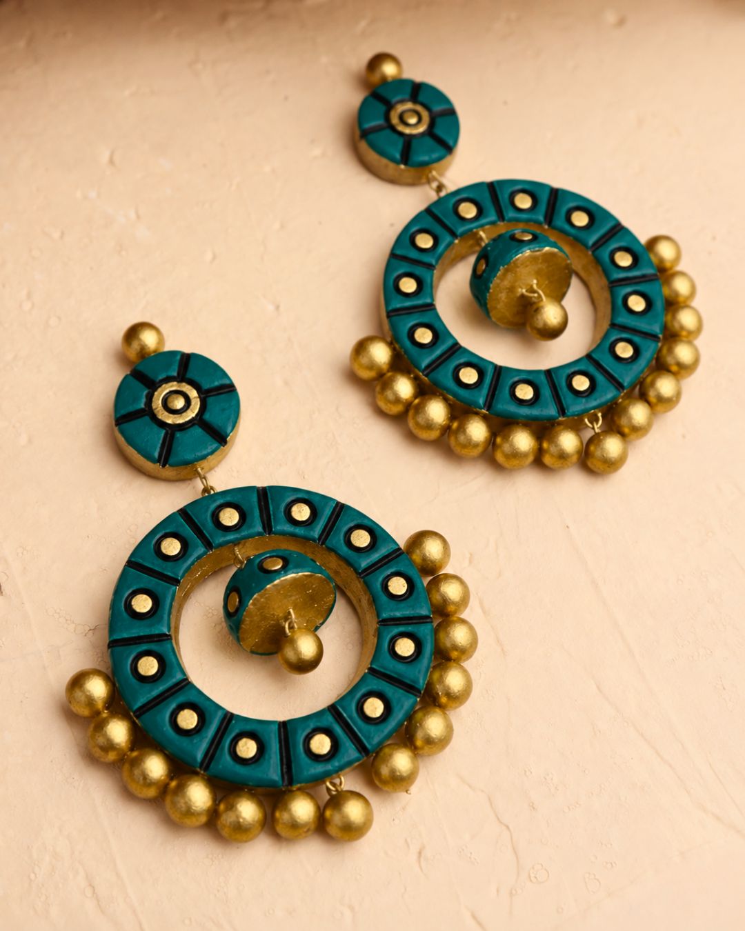 green-earring-sets