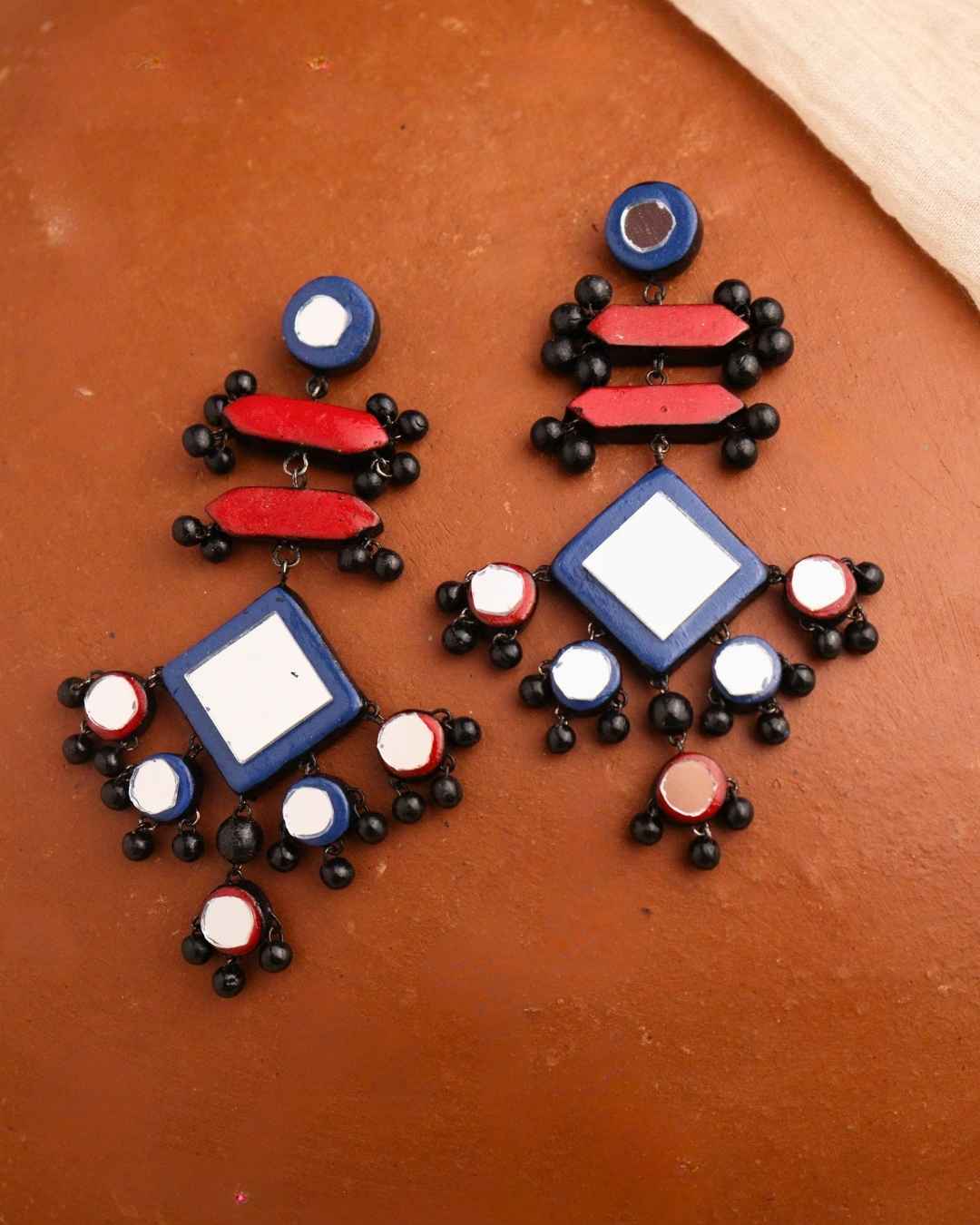 Navratri Blue and Red Hangings