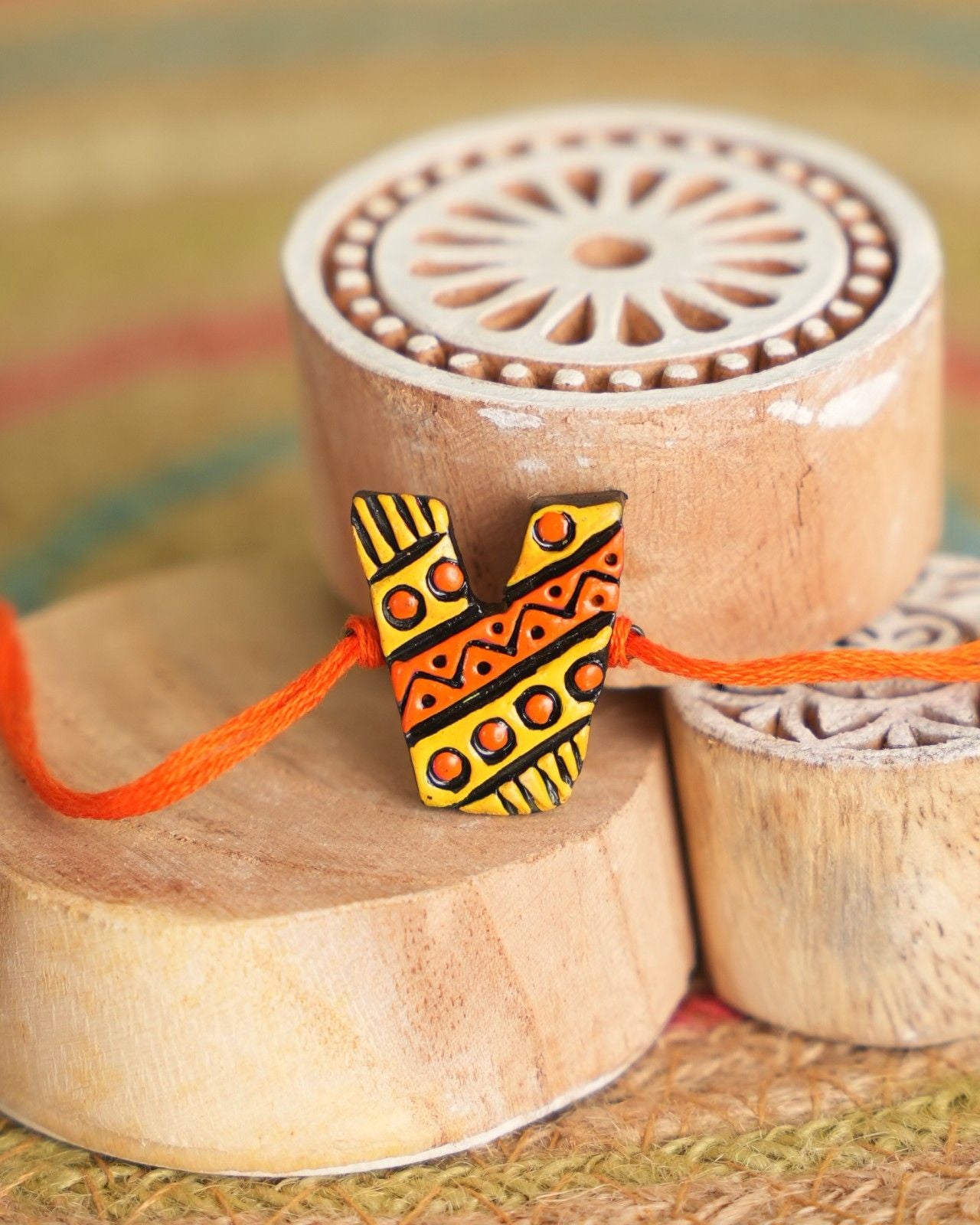 Crayon Initial Rakhi