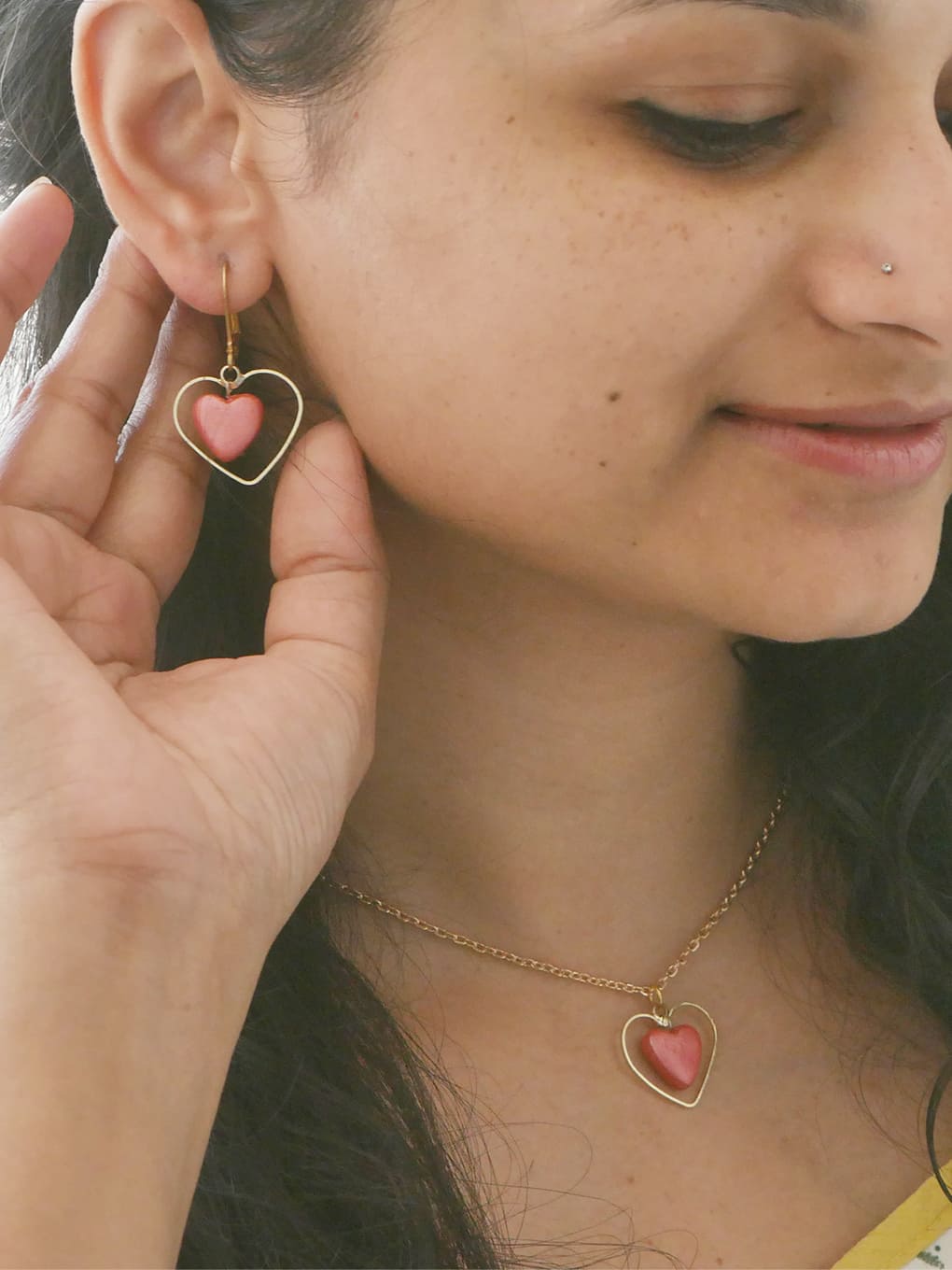 Dainty Heart Earrings