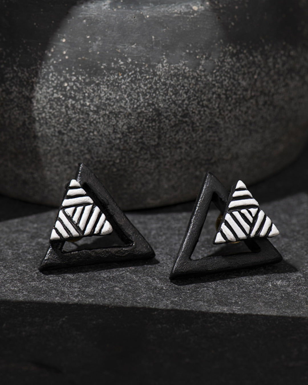 white-stud-earrings